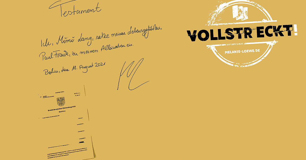 Wann ist eine Unterschrift eine Unterschrift? Melanie Loewe